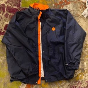 Vintage Clemson Tigers Navy Blue Windbreaker, Men’s XL